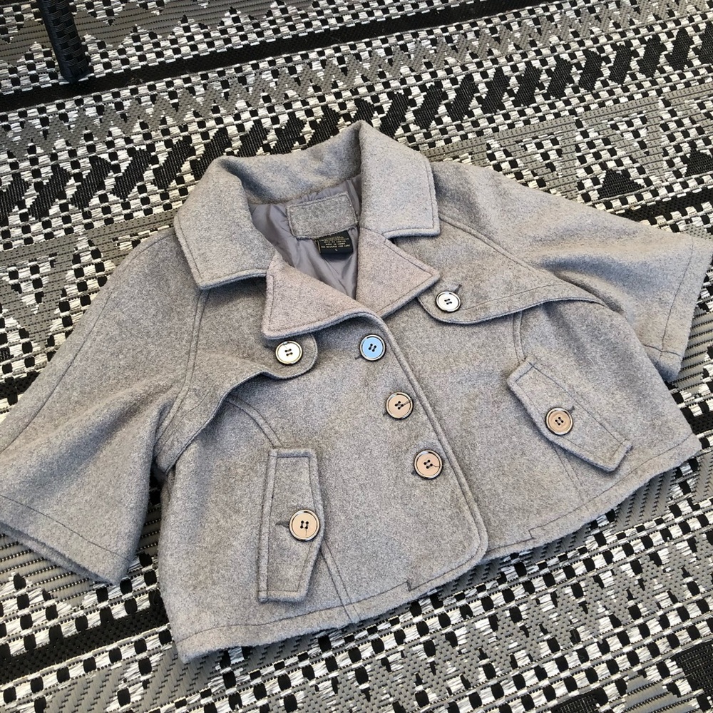 Cropped Boucle Jacket